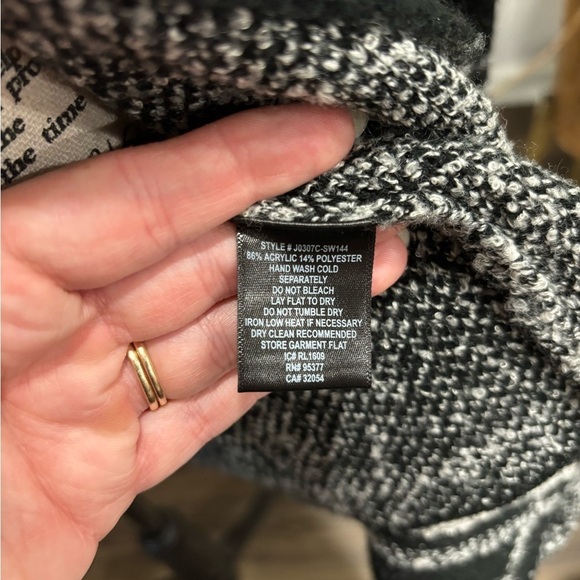 Longline Sweater Jacket/Duster, Large - Picture 2 of 6